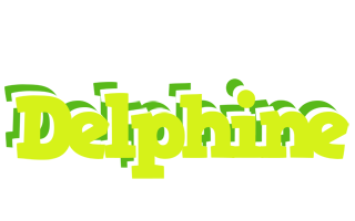 Delphine citrus logo