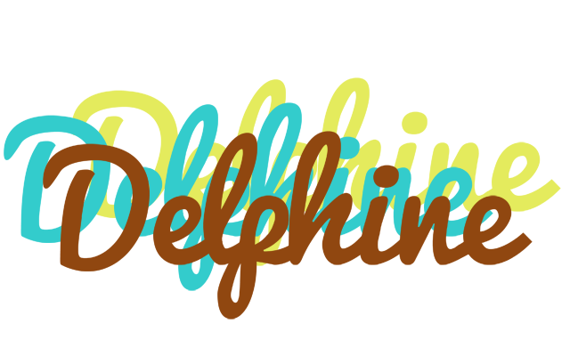 Delphine cupcake logo