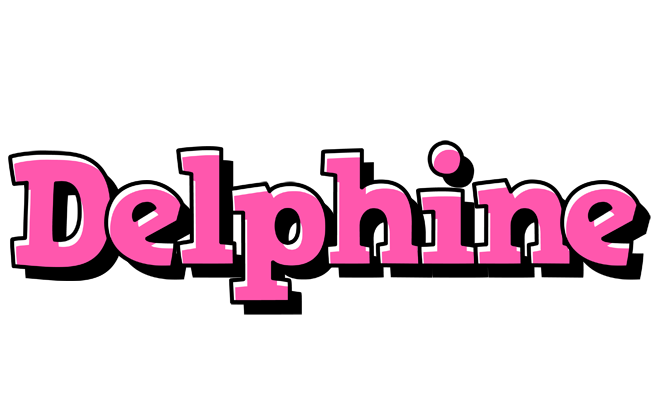 Delphine girlish logo