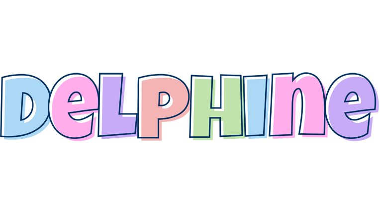 Delphine pastel logo