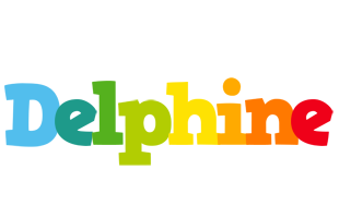 Delphine rainbows logo