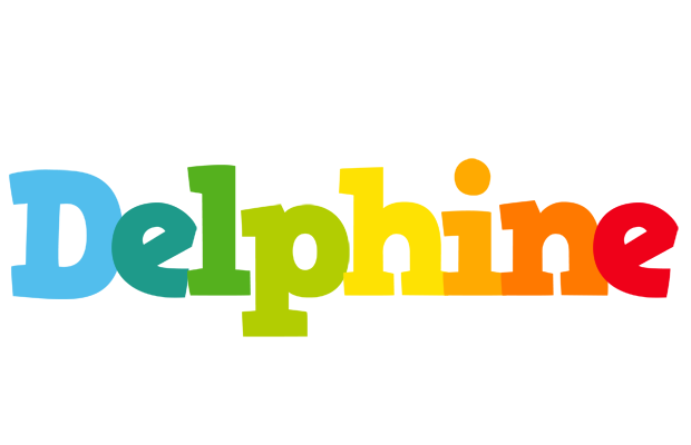 Delphine rainbows logo