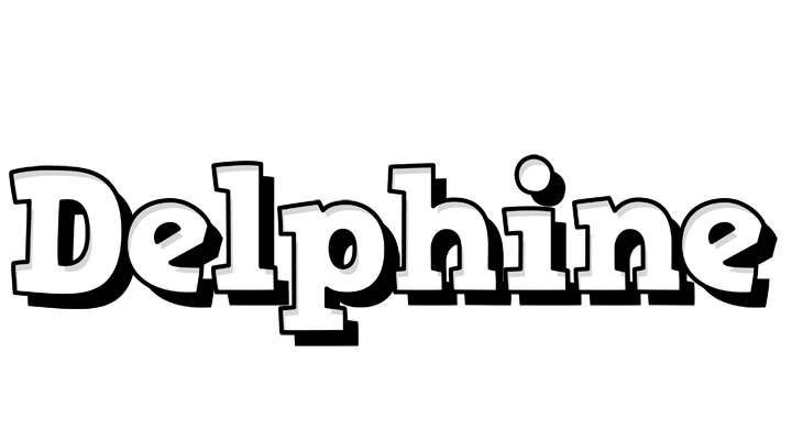 Delphine snowing logo