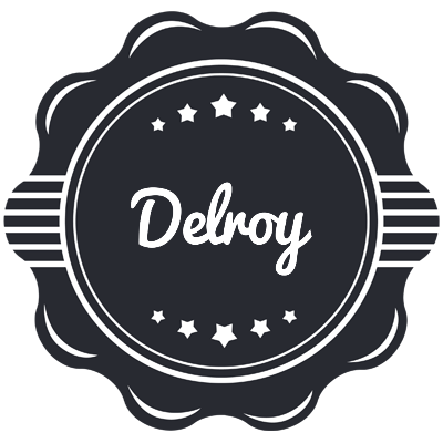 Delroy badge logo