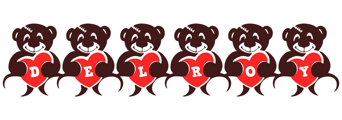 Delroy bear logo