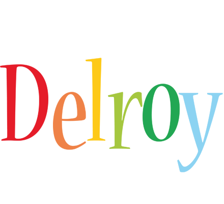 Delroy birthday logo