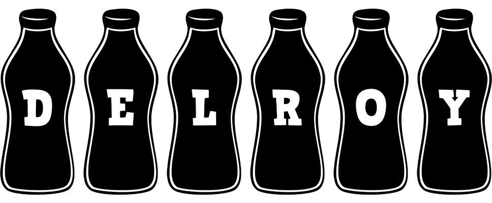 Delroy bottle logo