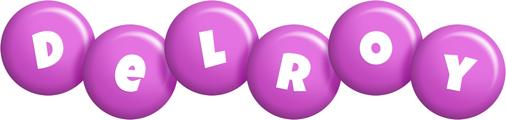 Delroy candy-purple logo
