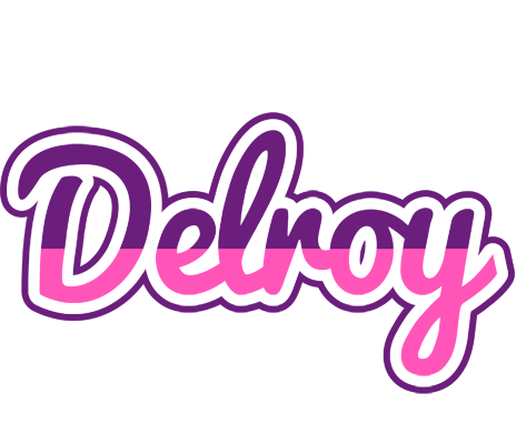Delroy cheerful logo
