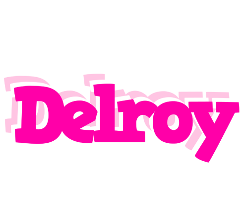 Delroy dancing logo