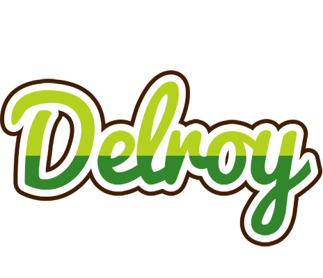Delroy golfing logo