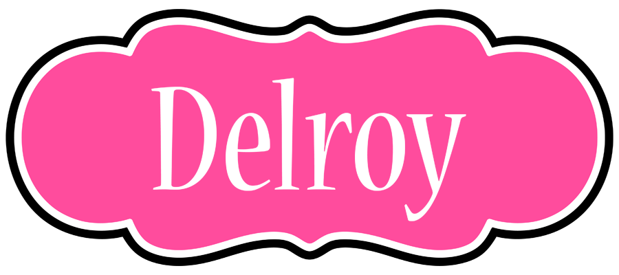 Delroy invitation logo