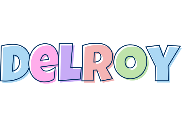Delroy pastel logo