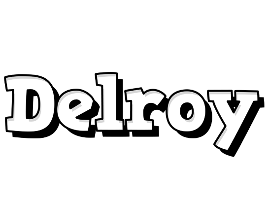 Delroy snowing logo