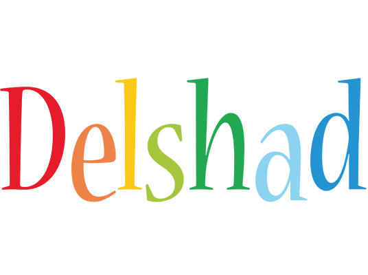 Delshad birthday logo