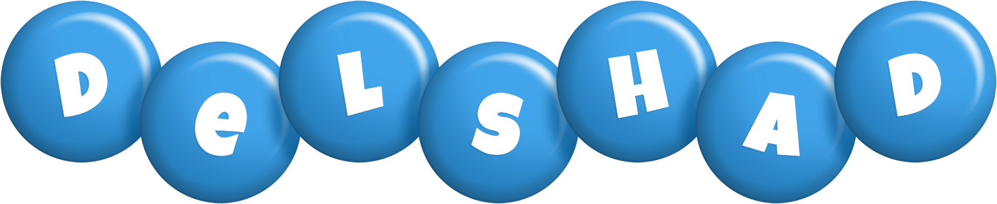 Delshad candy-blue logo