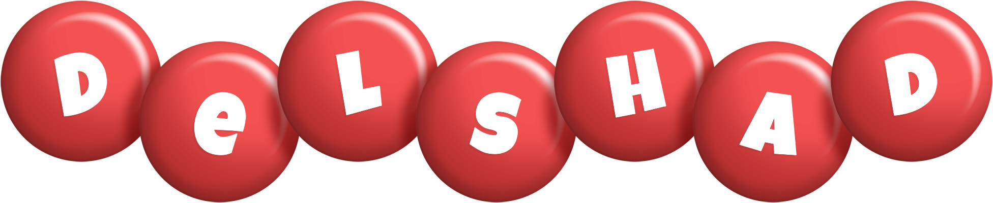 Delshad candy-red logo