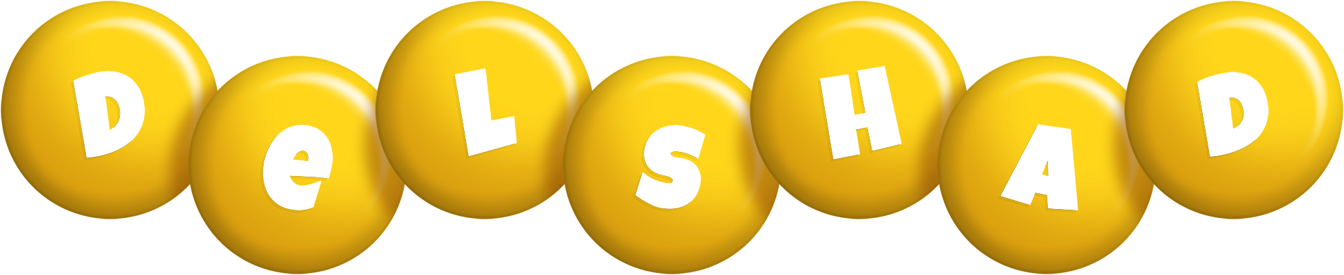 Delshad candy-yellow logo