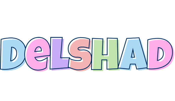 Delshad pastel logo