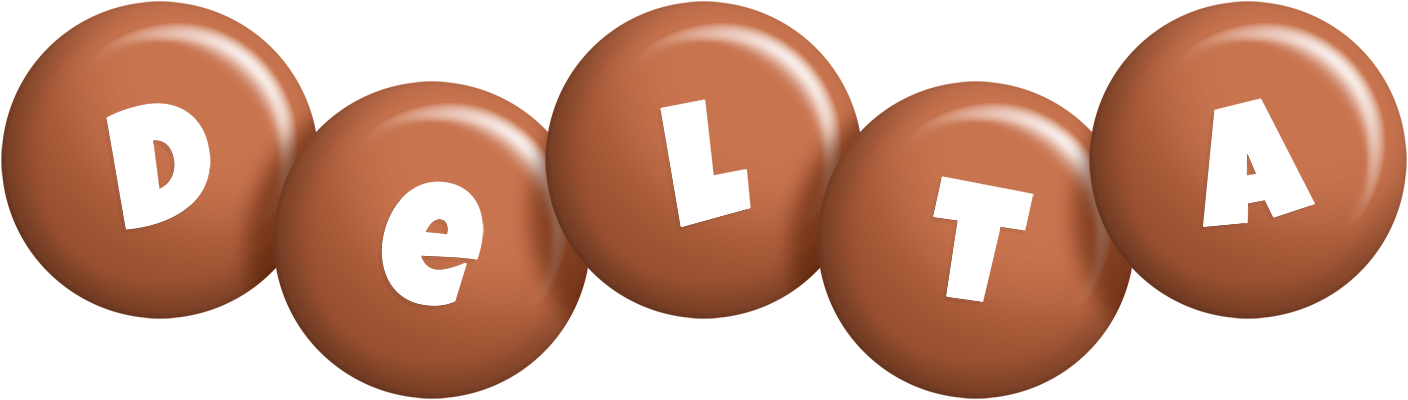 Delta candy-brown logo