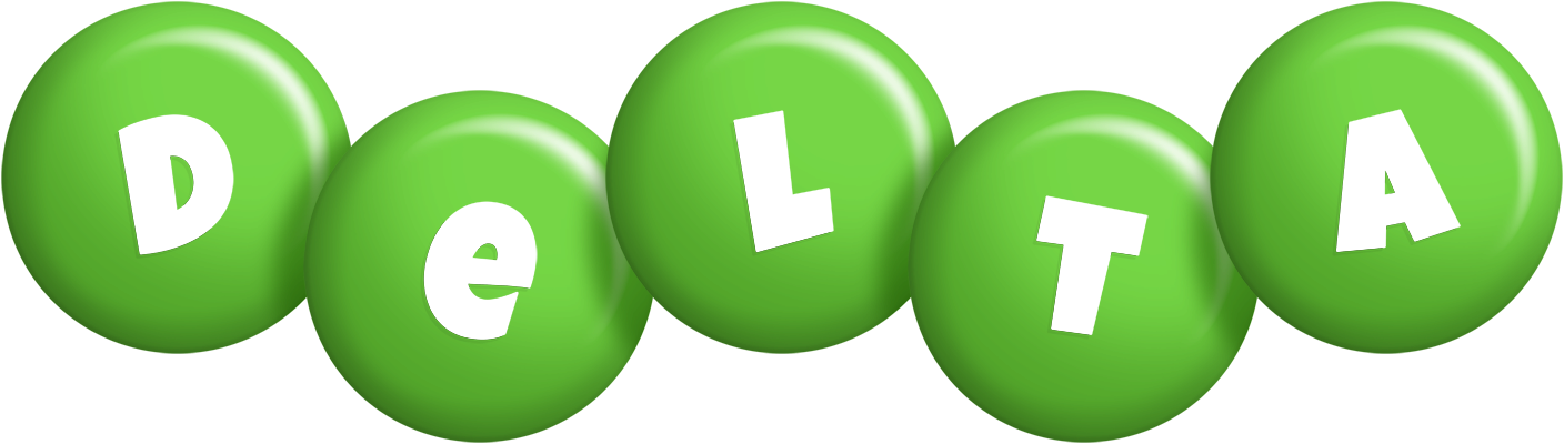 Delta candy-green logo