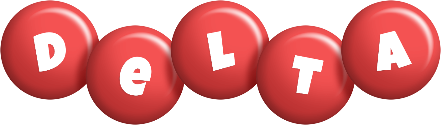 Delta candy-red logo