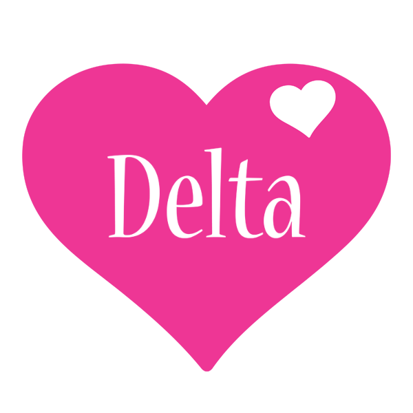 Delta love-heart logo