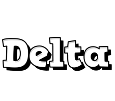 Delta snowing logo
