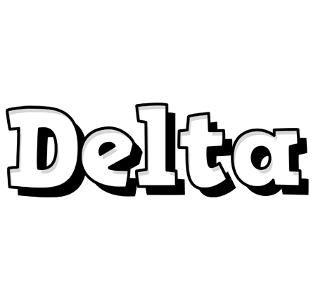 Delta snowing logo