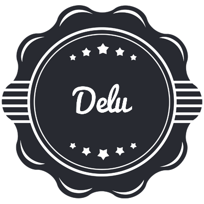 Delu badge logo