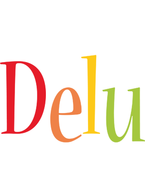 Delu birthday logo