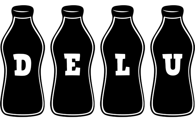 Delu bottle logo
