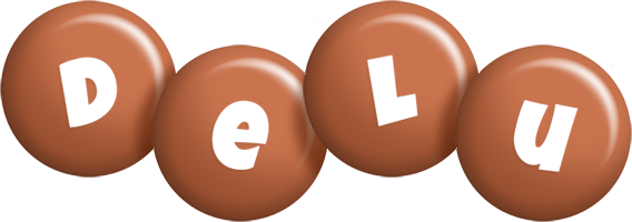 Delu candy-brown logo