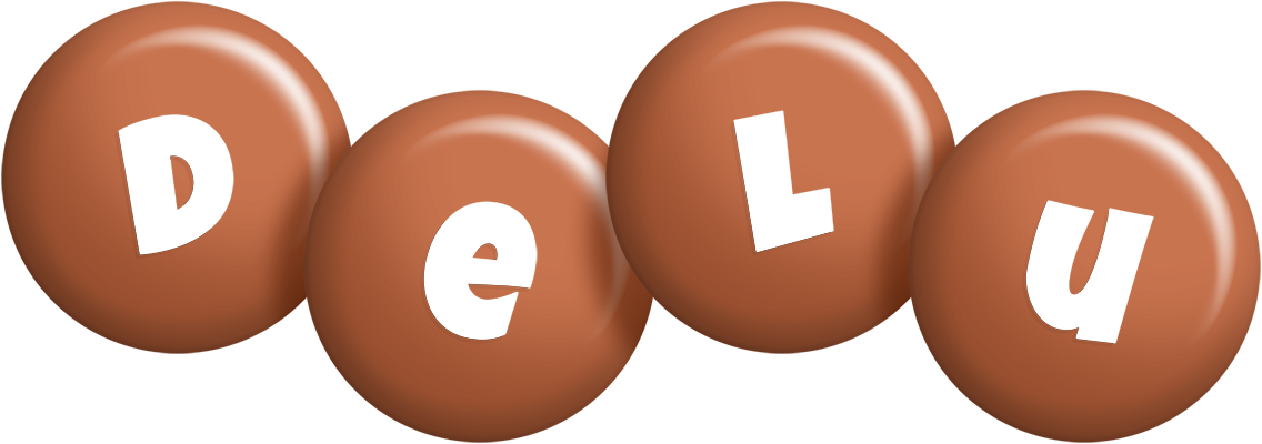 Delu candy-brown logo