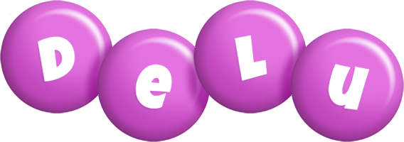 Delu candy-purple logo