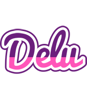 Delu cheerful logo