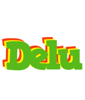 Delu crocodile logo