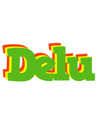 Delu crocodile logo