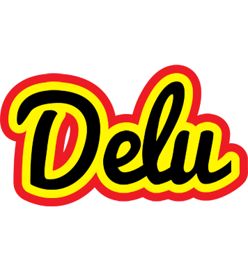 Delu flaming logo