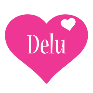 Delu love-heart logo