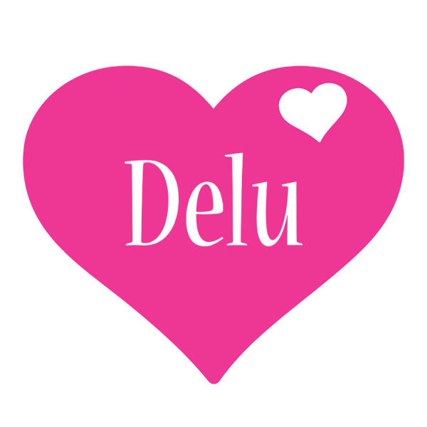 Delu love-heart logo