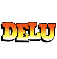 Delu sunset logo