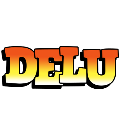 Delu sunset logo