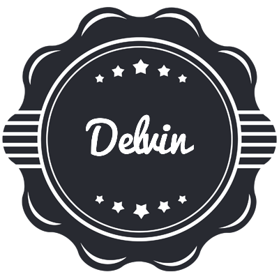 Delvin badge logo