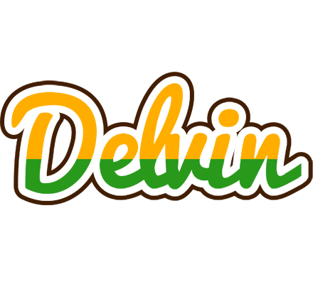 Delvin banana logo