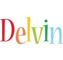 Delvin birthday logo