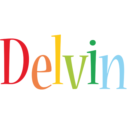 Delvin birthday logo