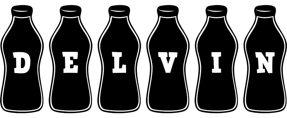 Delvin bottle logo