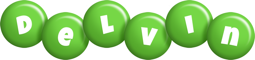 Delvin candy-green logo