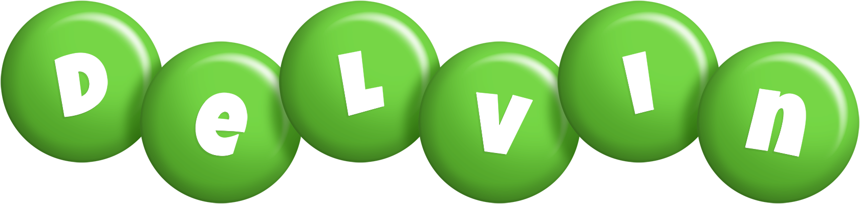 Delvin candy-green logo